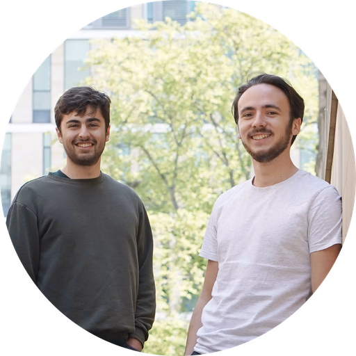 Armin and Gauthier, founders of Lemon