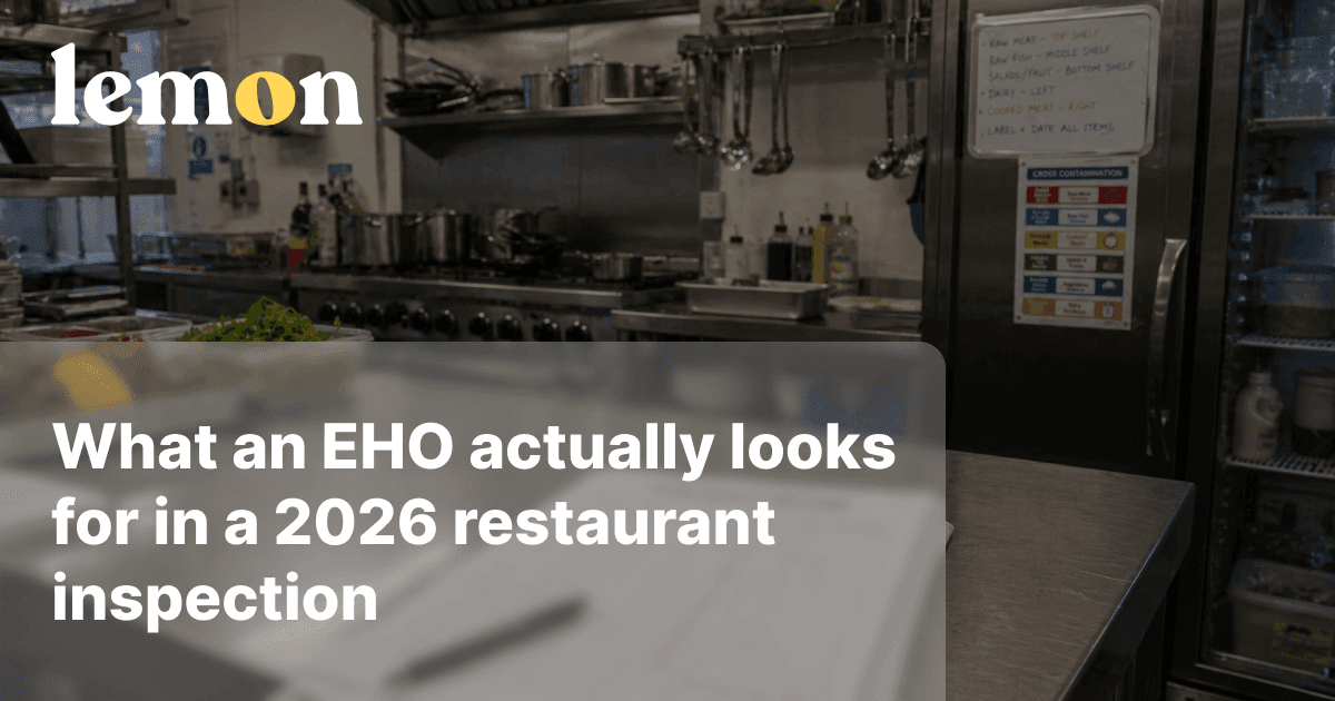 What an EHO actually looks for in a 2026 restaurant inspection
